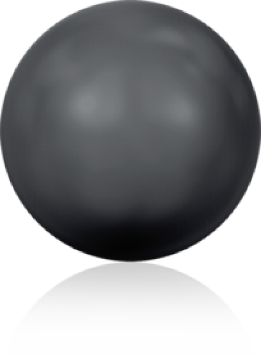 Crystal Black Pearl, 6mm